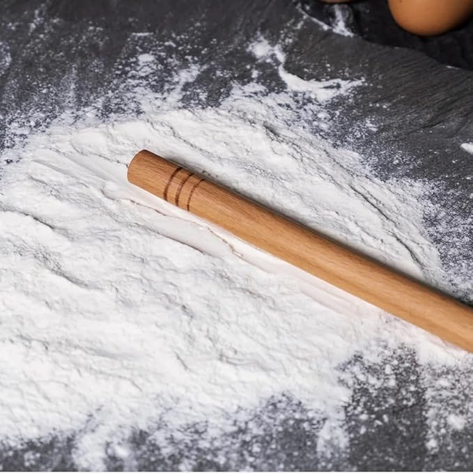 31 Inch (80 cm) Oklava Extra Long Rolling Pin for Baking, Mattarello Rolling Pin for Manti Ravioli Pasta Turkish Baklava dough Tortilla, Handmade Wooden