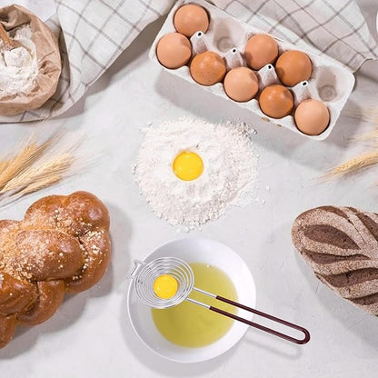 NileHome Egg Separator Egg Yolk White Separator Stainless Steel Egg White Yolk Sifting Filter Egg Divider Kitchen Tool for Baking Cake, Kitchen Gadget Cooking/Baker Tool