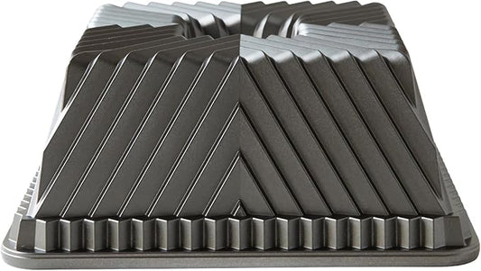 Nordic Ware Bundt Squared Pan, 10 Cup, Graphite