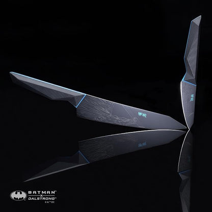 Dalstrong Knife Set - 2 Piece - BATMAN™ Shadow Black Edition - 8" Chef Knife 3.75" Paring Knife - High Carbon 7Cr17MoV Steel - Black Titanium Kitchen Knife - Collection Item - G10 Handle - Sheath
