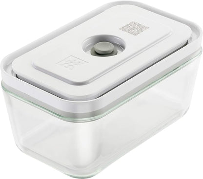 ZWILLING Fresh Save 36803-200 Fresh & Save Vacuum Glass Container, Medium Size, Airtight, Heat-resistant Glass Storage Container