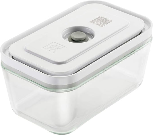 ZWILLING Fresh Save 36803-200 Fresh & Save Vacuum Glass Container, Medium Size, Airtight, Heat-resistant Glass Storage Container
