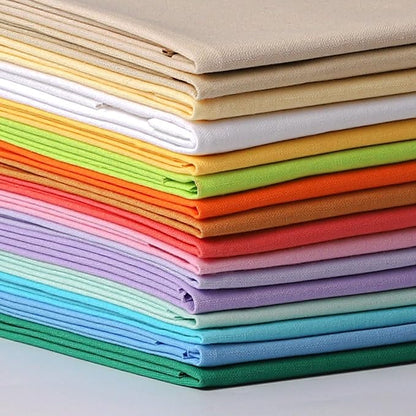 18 * 21inch Cotton Fabric, Premium Fabric Pure Quilting Fat Quarter Bundles Patchwork for Sewing DIY Craft (Macaron, 16PCS)