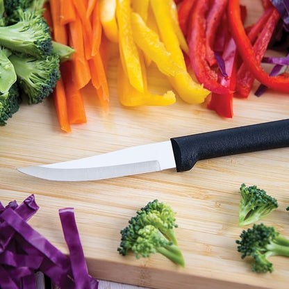 Rada Cutlery Pare & Peel Gift Set (G246), 2-Piece Knife Set, Stainless Steel Blades, Black Handle