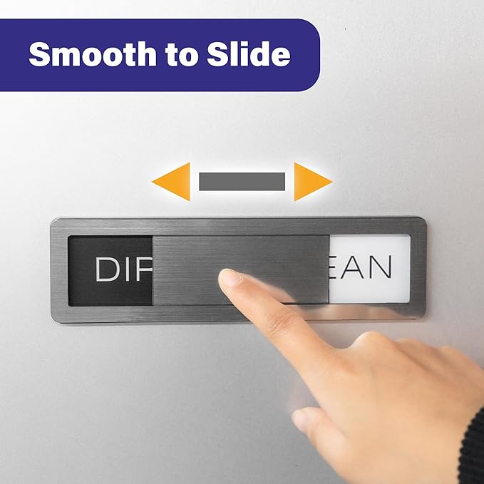 Dishwasher Magnet Clean Dirty Sign -Dishwasher Magnet Sign - Clean & Dirty Dishwasher Slider Indicator - Kitchen Signs