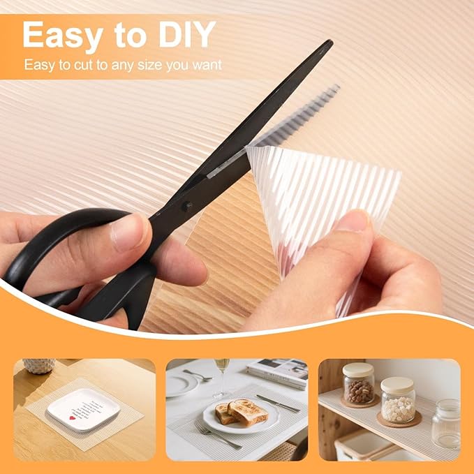 FEXIA Shelf Liner for Kitchen Cabinets Non-Slip Drawer Liner 16 Inches x 20 FT Waterproof & Oil-Proof Non Adhesive Durable Material Fridge Liner for Shelves