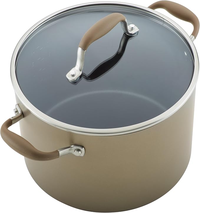 Anolon Advanced Home Hard-Anodized Nonstick 11-Piece Cookware Set (Bronze)