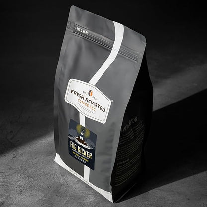 Fresh Roasted Coffee, Fog Kicker Whole Bean Coffee, Light Roast, Kosher, 5 lb (80 oz)