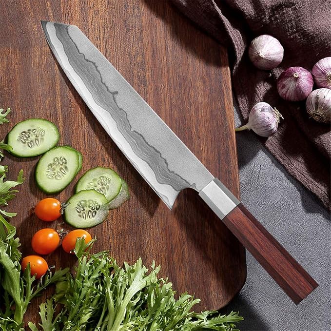 Professional Chef Knife Kitchen Knife Sharp Blade Cleaver Slicer Japanese 440C Steel Kitchen Knives Kitchen Tools Santoku Knife Cooking Cutter Meat Slicing knife Utility Knife Sashimi Knife Sushi