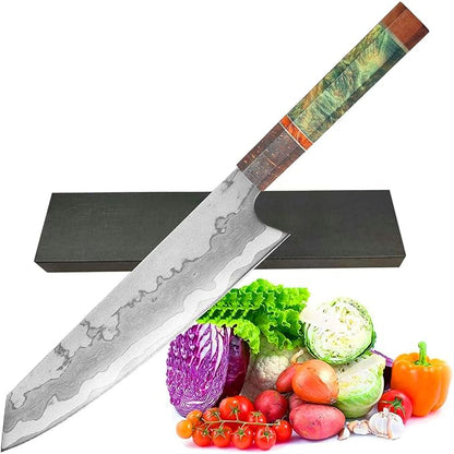 Professional Chef Knife Kitchen Knife Sharp Blade Cleaver Slicer Japanese 440C Steel Kitchen Knives Kitchen Tools Santoku Knife (JDH04)