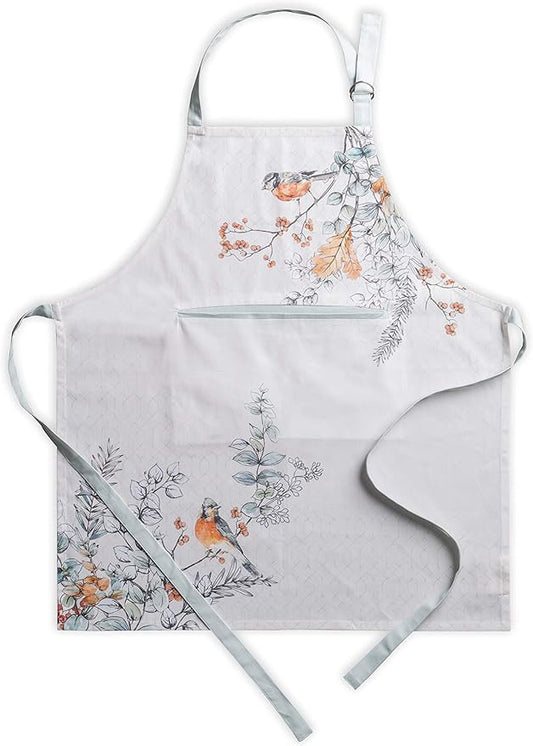 Maison d' Hermine 100% Cotton Apron for women with Pocket Kitchen Chef Apron for Men Cooking Spring Summer