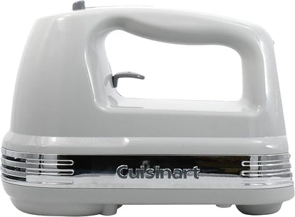 Cuisinart Power Advantage Plus 9-Speed Hand Mixer, 220W-Motor Hand Blender Electric Mixer with 9 Speed Settings, XL Dishwasher-Safe Beaters, 3 Low Mixing Speeds, Storage Case, Cool Grey