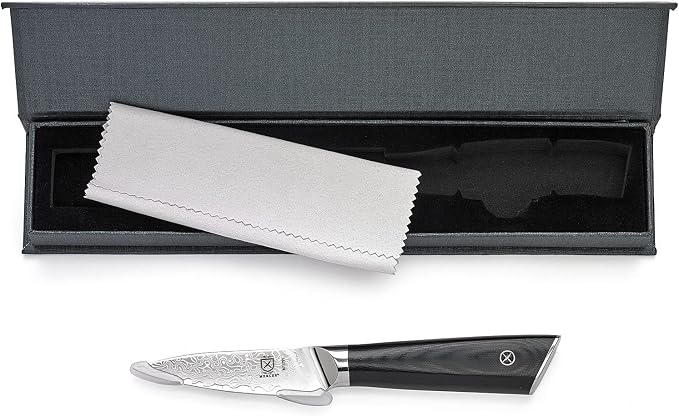 Mercer Culinary M13791 Premium Grade Super Steel, 3.5-Inch Paring Knife, G10 Handle