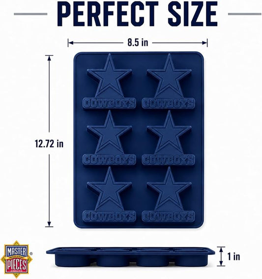FanPans NFL Dallas Cowboys Silicone Muffin Pan - Dishwasher Safe, Great Dallas Cowboys Gifts for Men