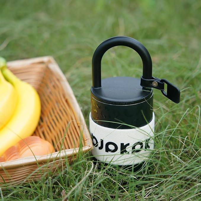 BJPKPK 10oz Insulated Tumbler With Lid And Handle Stainless Steel Travel Mug Loop Coffee Tumbler Cups,Black Leopard