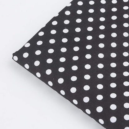 7 pcs 20" x 20" Cotton Fabric DIY Making Supplies Quilting Patchwork Fabric Fat Quarter Bundles DIY for Quilting Cotton Patchwork Cushions (Black, 20" x 20")