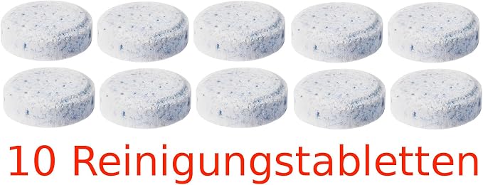 SIEMENS TZ80001B Cleaning Tablets EQ Bean to Cup Coffee Machines, White (Packaging may vary)