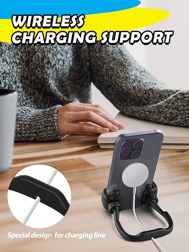 Teens Boys Adults Kids Dad Gifts for Fathers Day: Thumbs Up Lazy Phone Stand Cell Phone Holder for Desk Funny Gift for Teenager Girl Men Women Cool Gadgets Stuff Stocking Stuffers Birthday Gifts Ideas