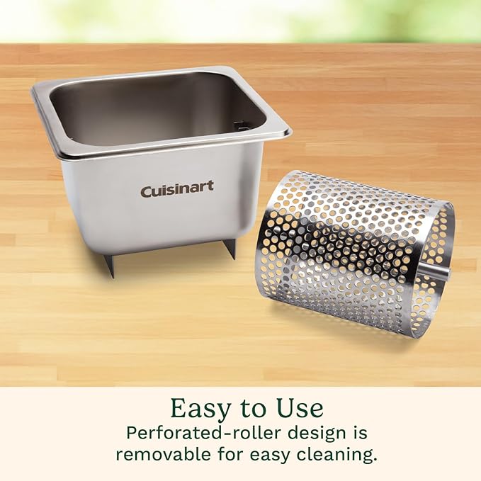 Cuisinart Stainless Steel Butter Wheel, Raised Bottom Butter Roller for Griddle for Golden Crust and Even Spread, Kitchen Grill Accessory for Burgers, Bread, BBQ, Cookouts, Tailgates (Pack of 6)