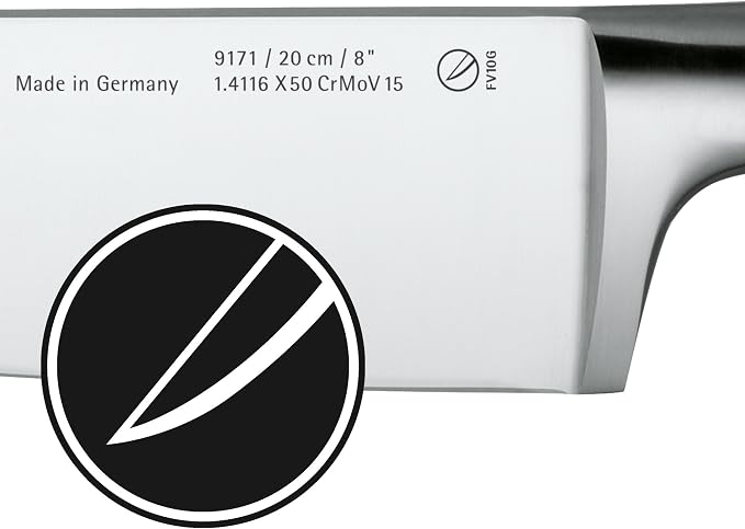 WMF 1895486032 Spitzenklasse Plus Chef's Knife, Black, 35 cm