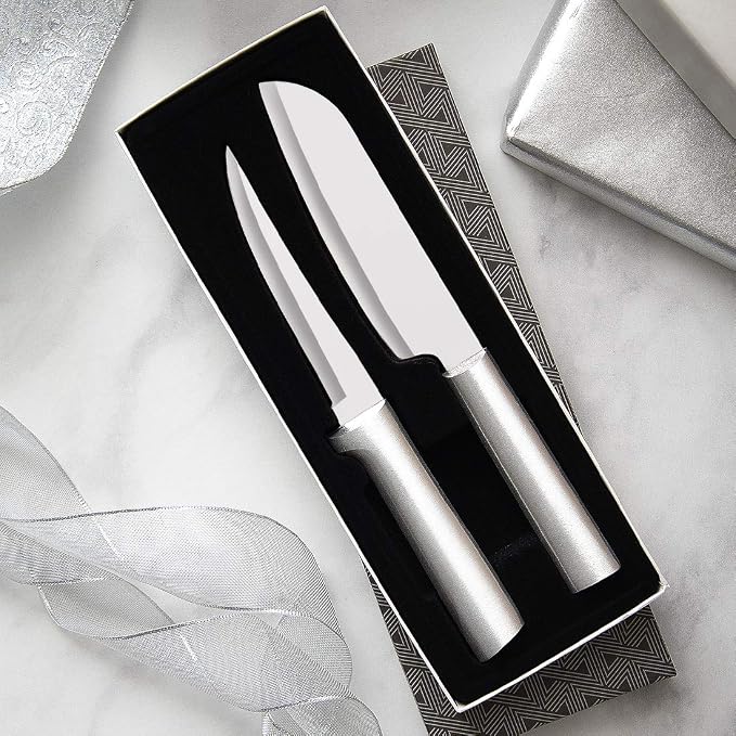 Rada Cutlery Cook’s Select Knife Gift Set (S53), 2-Piece Knife Set, Stainless Steel Blade, Silver Handle