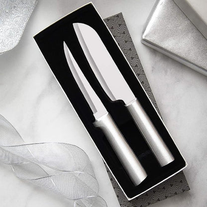 Rada Cutlery Cook’s Select Knife Gift Set (S53), 2-Piece Knife Set, Stainless Steel Blade, Silver Handle