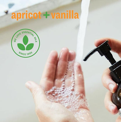 Everyone Liquid Hand Soap,12.75 Ounce,Apricot and Vanilla,Plant-Based Cleanser with Pure Essential Oils,(Pack of 6)