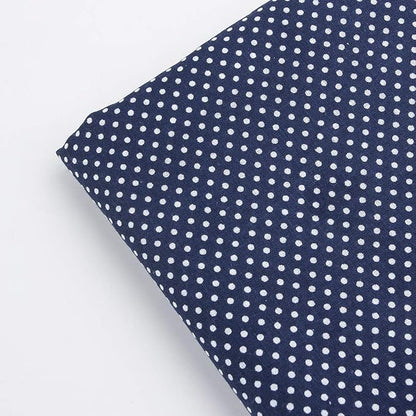 7Pcs 20" x 20" Cotton Fabric DIY Making Supplies Quilting Patchwork Fabric Fat Quarter Bundles DIY for Quilting Cotton Patchwork Cushions (Navy Blue, 20" x 20")