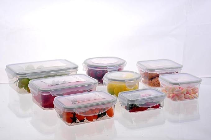 MTR 16PC Value Pack FOOD Storage Containers BPA Free Kitchen Storage Dishwasher Safe Microwave Safe Freezer Safe Airtight Silicone Containers Leakproof & Reusable (16)