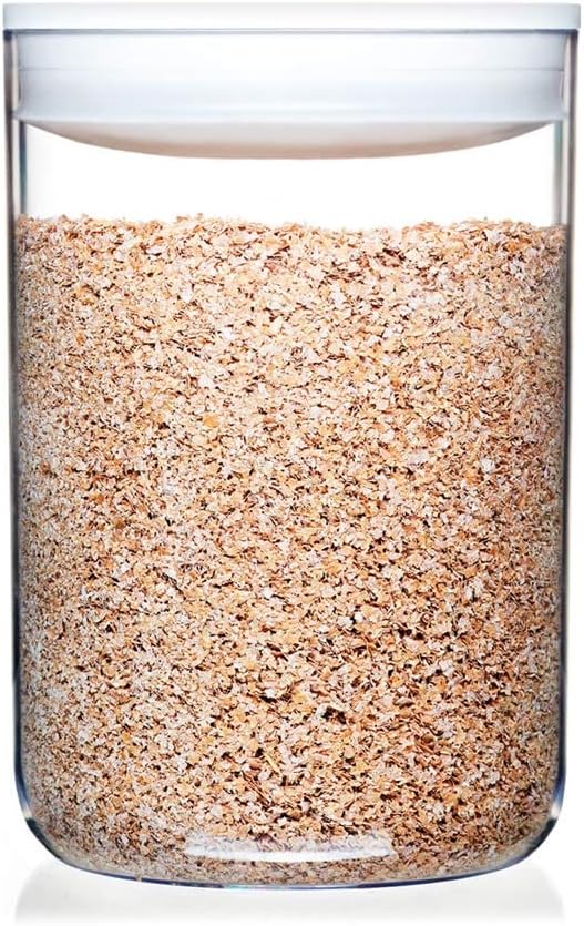 Click Clack Pantry Canister, 4.2-Quart, White Lid