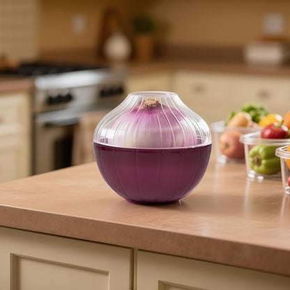 Onion Storage, Avocado Saver Keeper, Reusable Tomato Lemon Holder Storage Container (5 Set)
