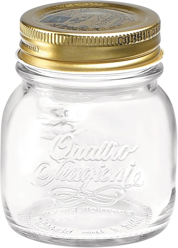 Bormioli Rocco Quattro Stagioni 5 oz. Canning Jar, Set of 12
