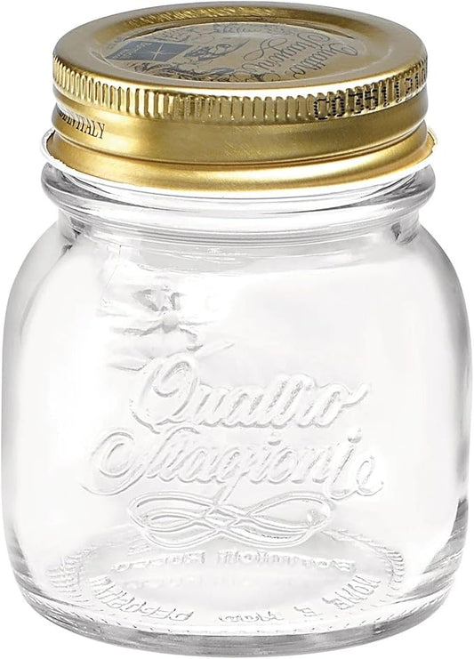 Bormioli Rocco Quattro Stagioni 5 oz. Canning Jar, Set of 12