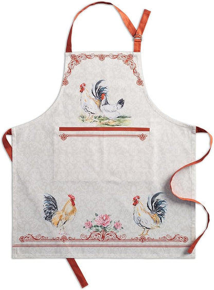 Maison d' Hermine 100% Cotton Apron for women with Pocket Kitchen Chef Apron for Men Cooking Spring Summer