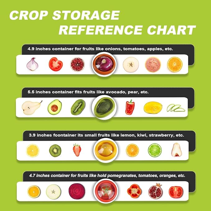 Set of 8 Fresh Food Containers, Fresh Pod, Reusable Silicone Storage Pods for Avocado, Onions, Tomatoes, Garlic – Anti-Oxidation for Fridge, Send Goods from Local Warehouse