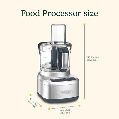 Cuisinart 8 Cup Food Processor - Silver