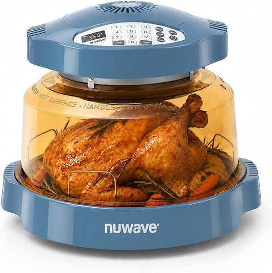 Nuwave Pro Plus 2 Air Fryer Oven, Infrared Countertop Convection, No Defrost No Preheat, Triple Combo Heating, 10-in-1 Multicooker, PFAS & BPA Free, 10LB Capacity, Dishwasher Safe Parts, 20660V03B