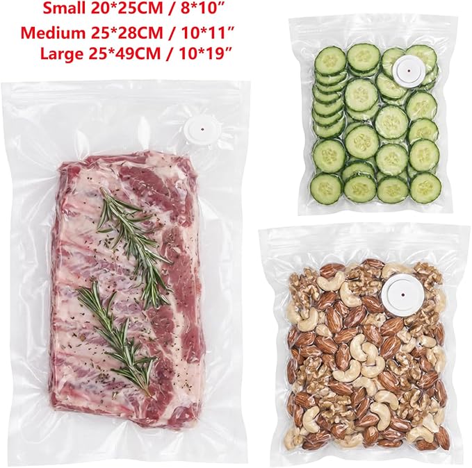 Handheld Vacuum Sealer for Food Powerful Vacuum Sealer Machine,Seal Meal Saver,Portable Food Sealer (Sealer + 30 Reusable Vacuum Bags)