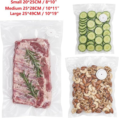 Handheld Vacuum Sealer for Food Powerful Vacuum Sealer Machine,Seal Meal Saver,Portable Food Sealer (Sealer + 30 Reusable Vacuum Bags)
