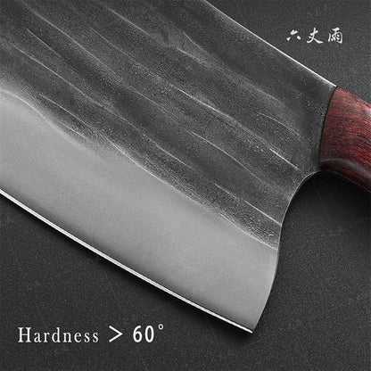 Hunters Serbian Kitchen Knife Handmade Forged Chef Knives Full Tang Butcher Knife Outdoor Meat Slicing Vegetable Cleaver for BBQ Hunting Camping