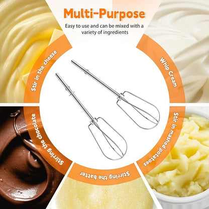 Hand Mixer Beaters Attachments for Kitchenaid Stainless Steel
