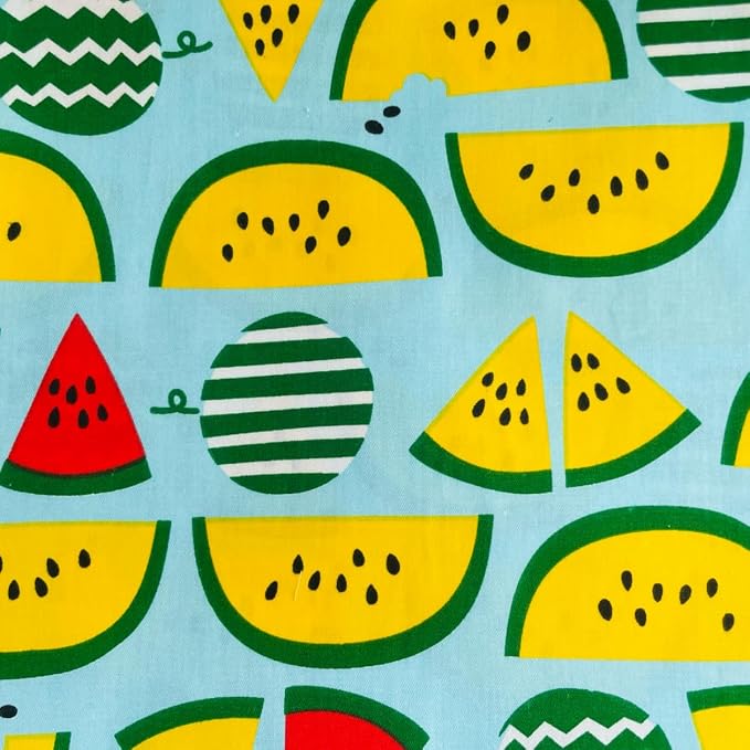 Cotton Fabric Squares 5x5 Charm Packs for Quilting 5 inch for Baby Sewing Patchwork 42pcs (Fruit Fabric)