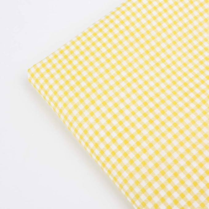 7 pcs 20" x 20" Cotton Fabric DIY Making Supplies Quilting Patchwork Fabric Fat Quarter Bundles DIY for Quilting Cotton Patchwork Cushions (Orange, 20" x 20")