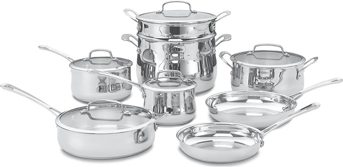 Cuisinart Contour Stainless 13-Piece Cookware Set