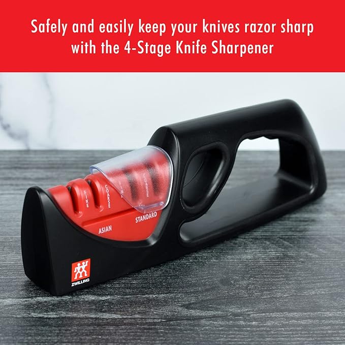 ZWILLING 4-Stage Pull Through Knife Sharpener