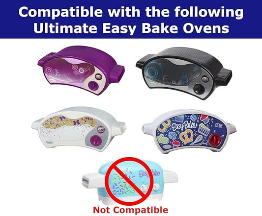 Pan Set Compatible with Easy Bake Ultimate Oven | Includes Cupcake Liners THAT WILL FIT IN OVEN UNLIKE OTHERS | Kids' Accessories for Cooking Easy Bake Oven Mixes