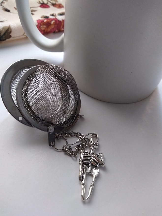Skeleton Teaball Infuser Strainer for Dried Leaves Tea Brewing