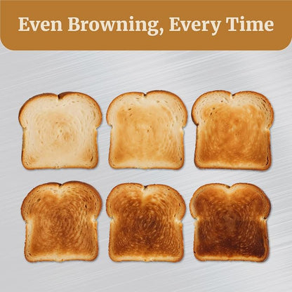 Elite Gourmet 2-Slice Toaster with Digital Countdown, Extra-Wide Slots for Bagels & Thick Bread, One-Touch Presets, Stainless Steel, Defrost/Reheat/Cancel