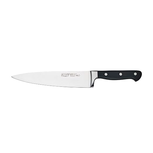 Winco ACERO Knife Set, 21.658.004.19, Black/Silver