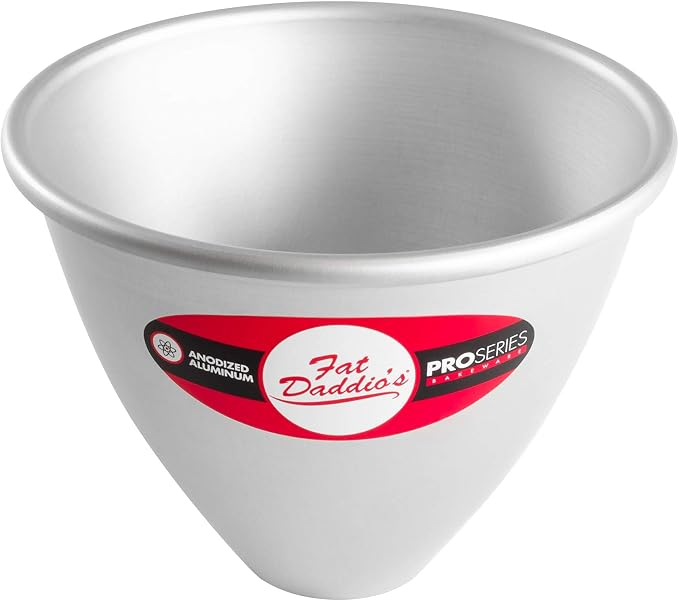 Fat Daddio's PDV-05 Dolly Varden Doll Cake Pan, 5.25 x 4.5 Inch, Silver